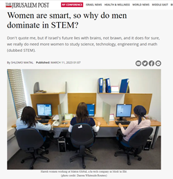 Women are smart, so why do men dominate in STEM?